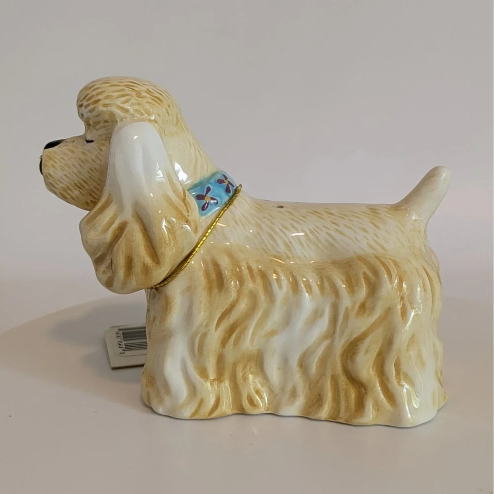 Westland Mwah! Magnetic Kissing Cocker Spaniel Dogs Salt & Pepper Shaker  2007